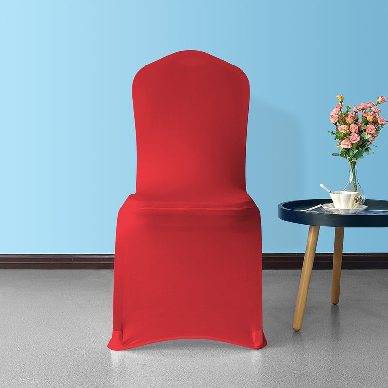 Front Flat Spandex Chair Cover for Wedding Decoration