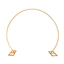 Round Arch Stand Metal Backdrop Stand Garden Arbors