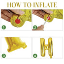 Happy Birthday Foil Balloon Banner