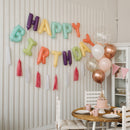 Happy Birthday Foil Balloon Banner