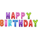 Happy Birthday Foil Balloon Banner