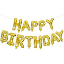 Happy Birthday Foil Balloon Banner