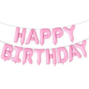 Happy Birthday Foil Balloon Banner