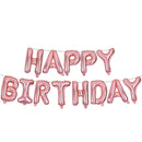 Happy Birthday Foil Balloon Banner