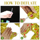 16-Inch Self-Inflating Foil Balloons Number Balloons Foil Digit Balloon for Birthdays Wedding Anniversaries