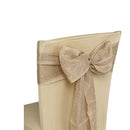 10pcs Hessian Chair Sashes, 22cm x 280cm