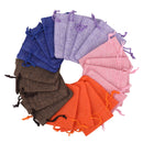 10pcs Burlap Bags with Drawstrings, 7x9cm Gift Bags