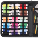 100pcsÂ Sewing Repair Kit with CaseÂ Threads Needles ScissorsÂ Dressmaking Home Art Crafts