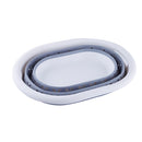 Foldable  Oval Collapsible Laundry Basket 16L