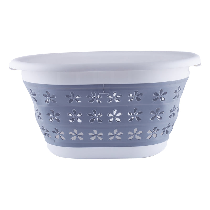 Foldable  Oval Collapsible Laundry Basket 16L