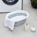Foldable  Oval Collapsible Laundry Basket 16L