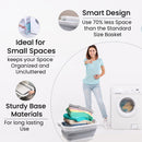 Foldable Oval Collapsible Plastic Laundry Basket - 39 Litre