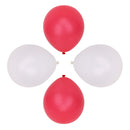 Red & White Latex Balloons