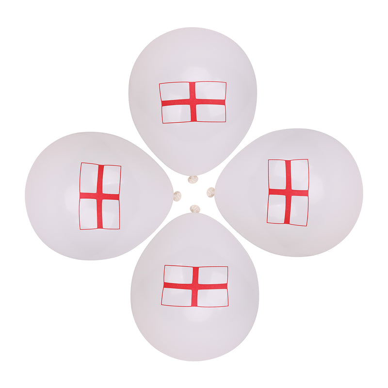 St. George Cross Printed Latex Balloons