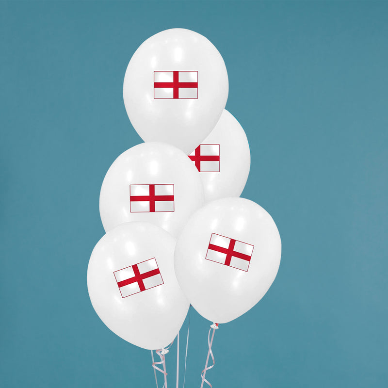 St. George Cross Printed Latex Balloons