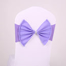 Wider Chair Bows Sash Band with Slider Buckle, Stretchy Fabric Chair Band Sash, Elastic Chair Band for Chairs Decor
