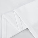 White 220GSM Polyester Table Napkins with hemmed Edges, 20-inch