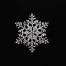 Napkin Ring with Snowflakes Design Serviettes Buckle for Christmas Lunch Holiday Dining Party