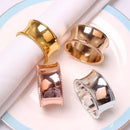 Napkin Holder Ring Serviettes Buckle -  Hammered Design