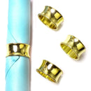 Napkin Holder Ring Serviettes Buckle -  Hammered Design