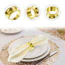 Napkin Holder Ring Serviettes Buckle -  Hammered Design