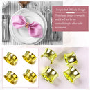 Napkin Holder Ring Serviettes Buckle -  Hammered Design