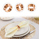 Napkin Holder Ring Serviettes Buckle -  Hammered Design