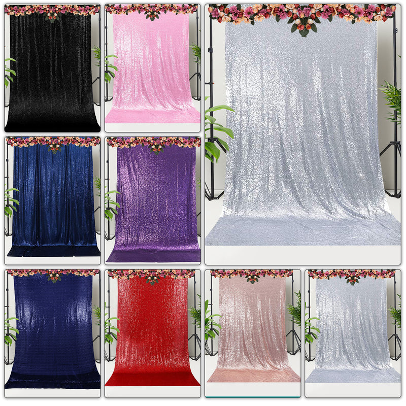 Sequin Backdrop Photography Background Shiny Fabric Glitter Curtain