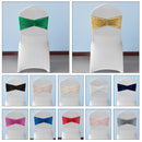 Velvet Chair Band Glitz Shiny Fabric Strechy Chair Band Sash