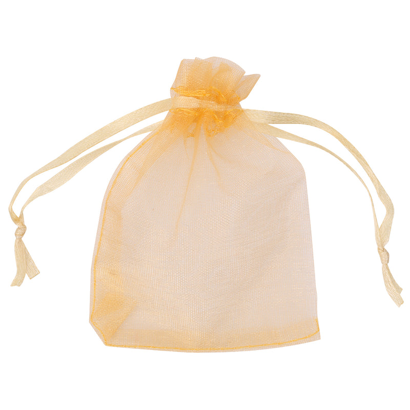 100pcs Organza Bags Drawstring Gift Pouches, 7x9cm