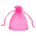 100pcs Organza Bags Drawstring Gift Pouches, 7x9cm