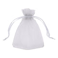 100pcs Organza Bags Drawstring Gift Pouches, 7x9cm