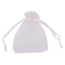 100pcs Organza Bags Drawstring Gift Pouches, 7x9cm