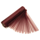 Organza Roll Snow Sheer Glitter Fabric for Wedding, Chair Sash, Party Decor - 29cm x 25m