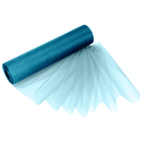 Organza Roll Snow Sheer Glitter Fabric for Wedding, Chair Sash, Party Decor - 29cm x 25m