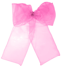 Organza Chair Sashes Wider Fuller Bow for Party Decoration, 17cm x 280cm