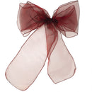 Organza Chair Sashes Wider Fuller Bow for Party Decoration, 17cm x 280cm