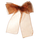 Organza Chair Sashes Wider Fuller Bow for Party Decoration, 17cm x 280cm