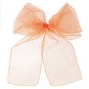 Organza Chair Sashes Wider Fuller Bow for Party Decoration, 17cm x 280cm