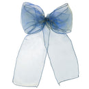 Organza Chair Sashes Wider Fuller Bow for Party Decoration, 17cm x 280cm