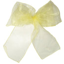 Organza Chair Sashes Wider Fuller Bow for Party Decoration, 17cm x 280cm