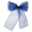 Organza Chair Sashes Wider Fuller Bow for Party Decoration, 17cm x 280cm