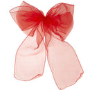 Organza Chair Sashes Wider Fuller Bow for Party Decoration, 17cm x 280cm