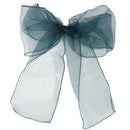 Organza Chair Sashes Wider Fuller Bow for Party Decoration, 17cm x 280cm