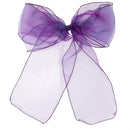 Organza Chair Sashes Wider Fuller Bow for Party Decoration, 17cm x 280cm