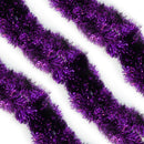 2m x 9cm Metallic Shiny Christmas Tinsel Garland for Xmas Tree & Home Decorations Festival New Year Party Indoor Outdoor Table Ceiling Decoration