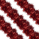 2m x 9cm Metallic Shiny Christmas Tinsel Garland for Xmas Tree & Home Decorations Festival New Year Party Indoor Outdoor Table Ceiling Decoration