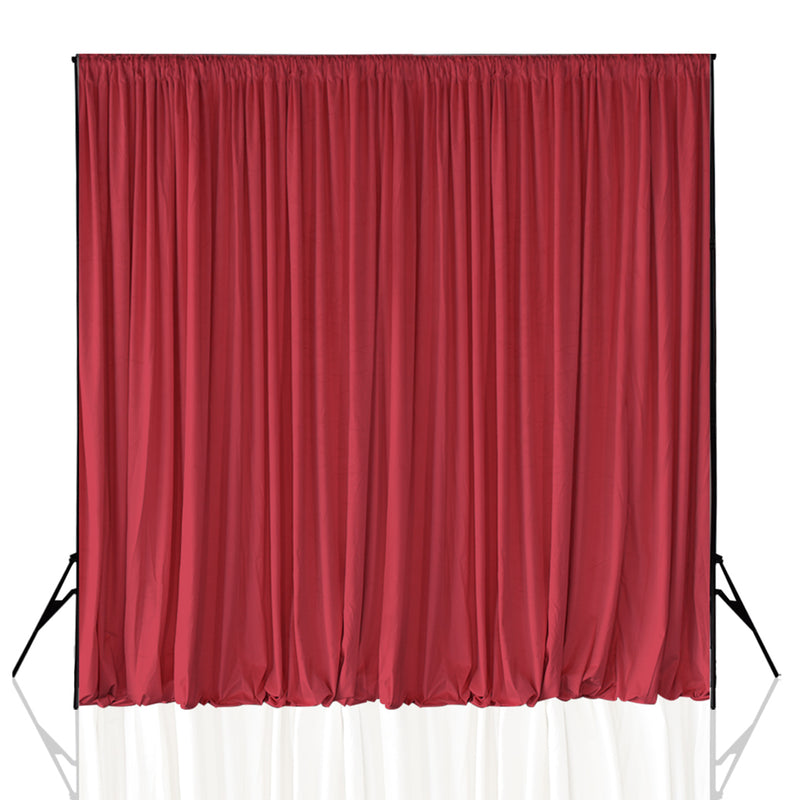 Premium Dutch Velvet Curtain Backdrop Wrinkle-Free Polyester Fabric Background with Drapes for Weddings, Birthday Parties, Event Photography Decoration