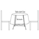 Premuim Quality Round Sequin Tablecloth - Assorted Sizes & Colours