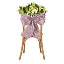 Satin Chair Sashes for Weddings Birthday Party Decoration, 7" x 108"
